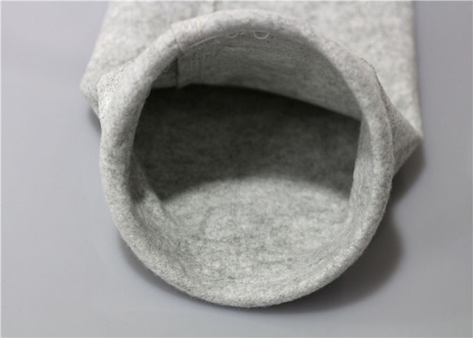 Imprensa da fibra sintética de saco de filtro de feltro do poliéster da agulha da eficiência elevada lustrada