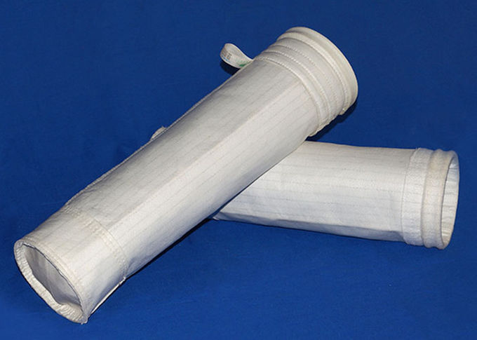 Tipo inferior redondo do saco de filtro de feltro do poliéster do coletor de poeira com membrana de PTFE